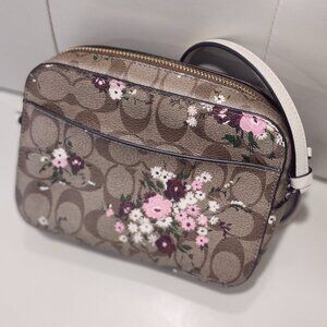 Coach Evergreen Floral Crossbody Camera Bag